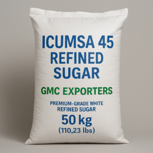 ICUMSA 45 Refined Sugar – 50kg Bags
